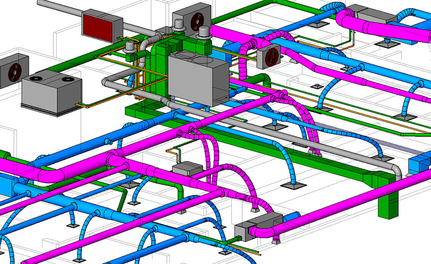 Phối hợp hệ thống MEP trên mô hình 3D